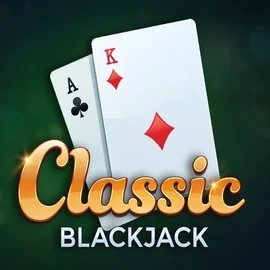 Classic Blackjack logo by Red Tiger Gaming at Virgil Casino