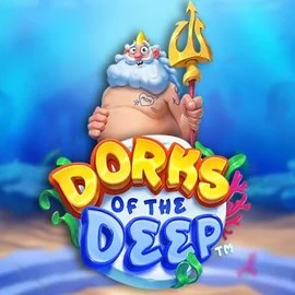 Dorks of the Deep slot logo by Hacksaw Gaming at Virgil CasinoDorks of the Deep