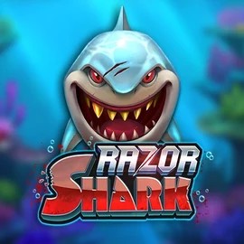 Razor Shark logo – Slots by Push Gaming at Virgil Casino